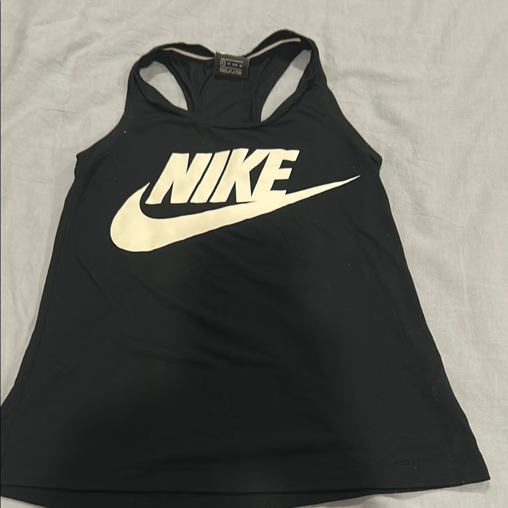 Nike Black and White Athletic Tank